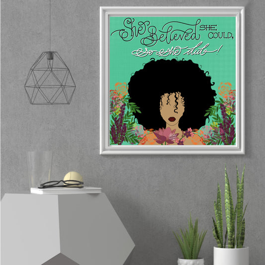 She believed she could, so she did