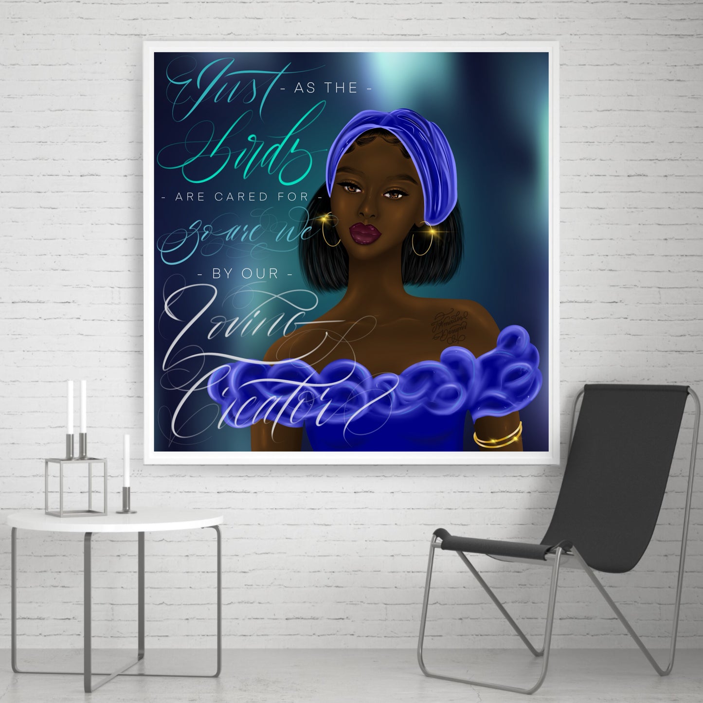 Just as the birds are cared for, so are we by our loving Creator